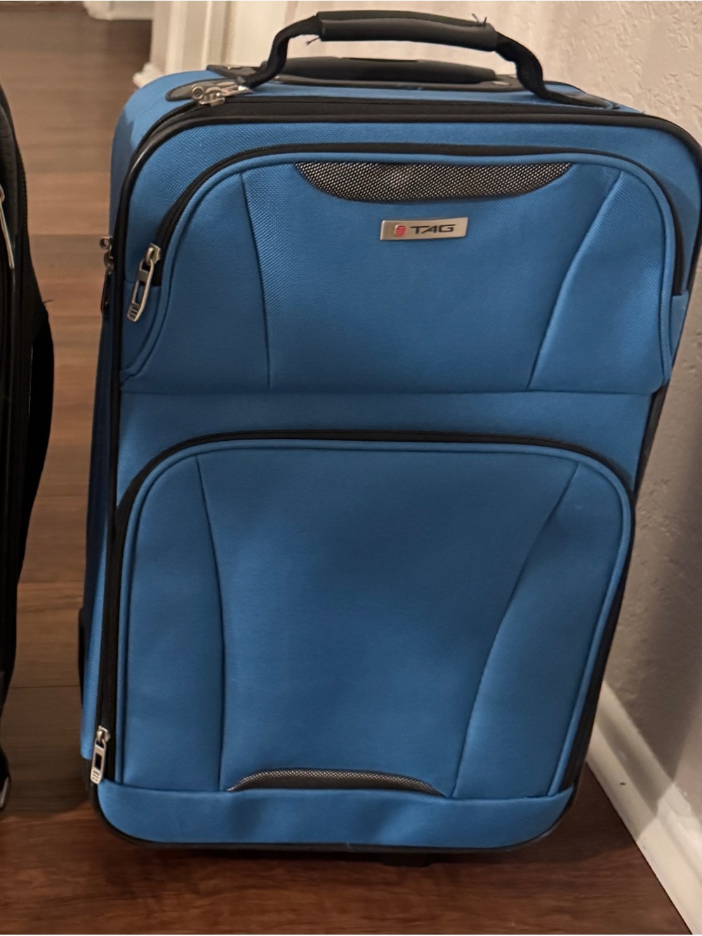 TAG Bright Blue Upright Carry-on Suitcase